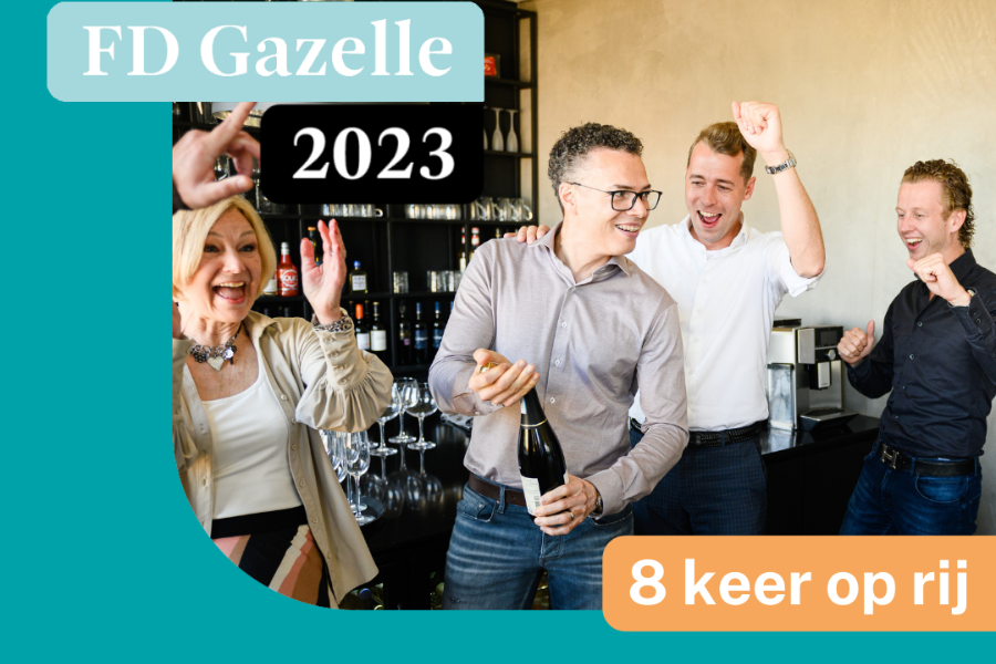 Finaforte viert feest, voor het 8ste jaar op rij een FD Gazellen award
